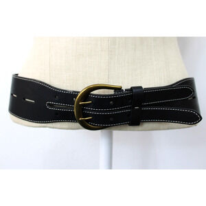 LAUREN by RALPH LAUREN Women's Belt EQUESTRIAN DOUBLE STRAP Size XL